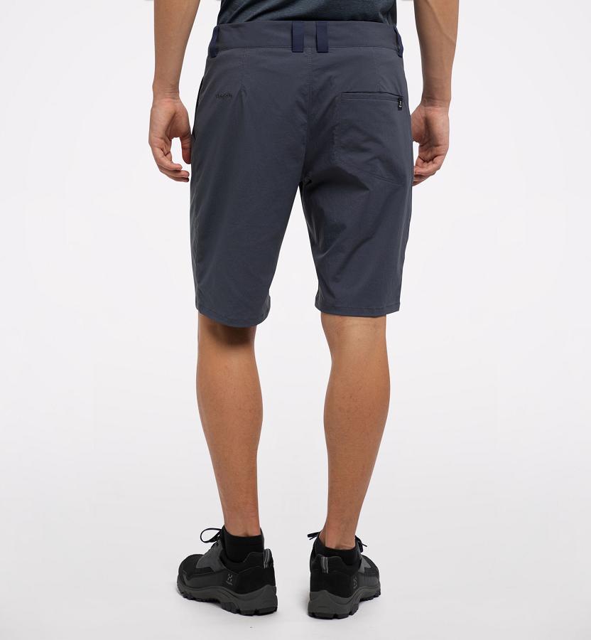 Haglöfs Mens Mid Solid Shorts Blue New Zealand 95820OHMP